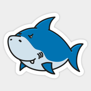 Cute kawaii shark Sticker